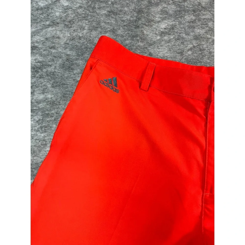 ADIDAS Mens 32‎ Golf Shorts Orange Red 10